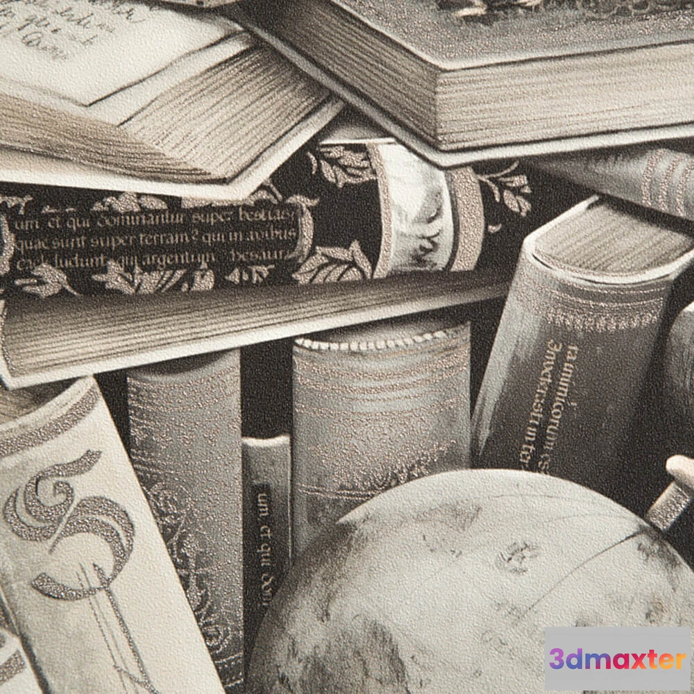 1679692 - PALITRA - Wallpaper Books 3D Max