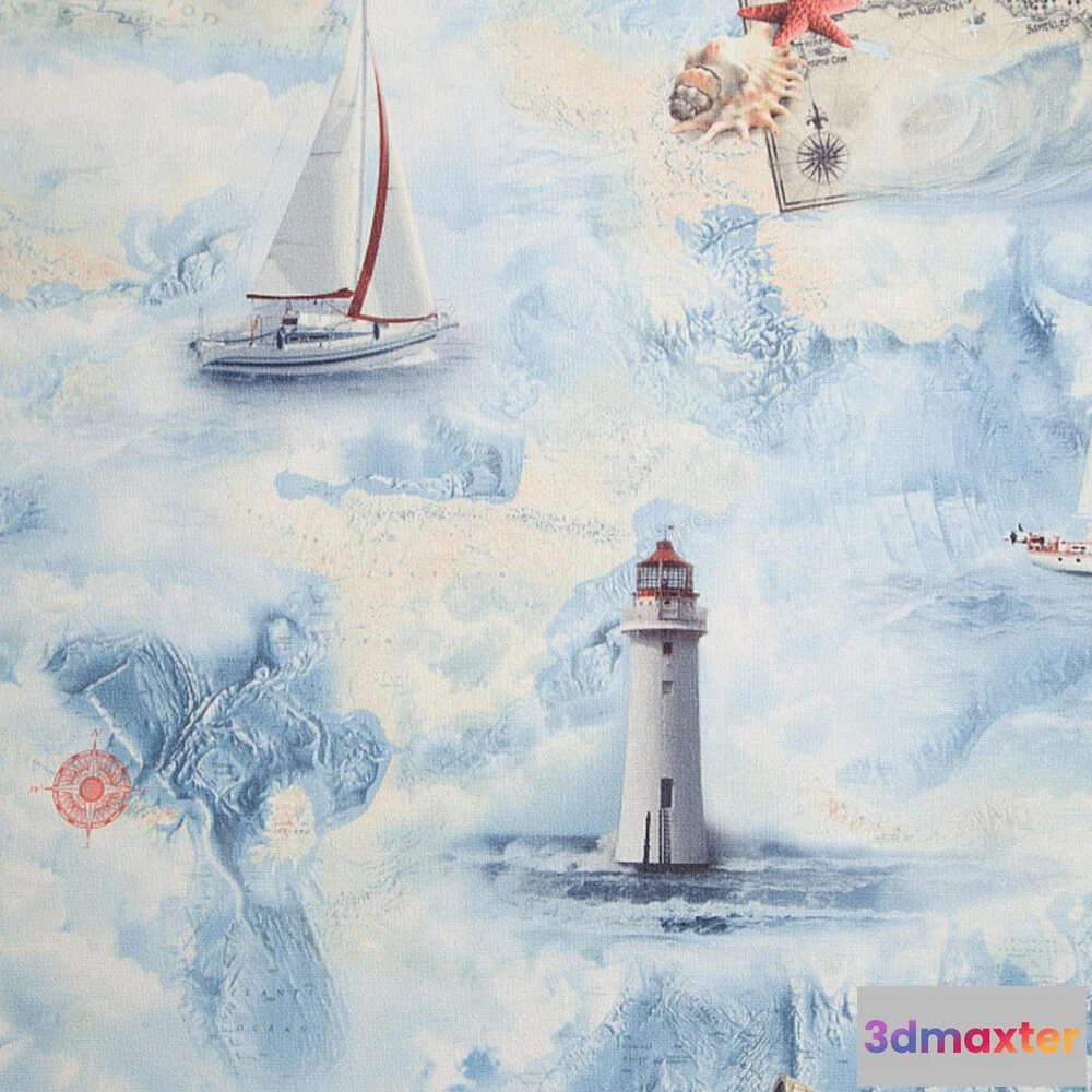 1679758 - PALITRA - Wallpaper Sea breath 3D Max