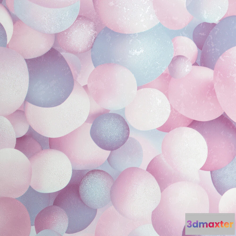1680148 - PALITRA - Wallpaper Bubbles 3D Max
