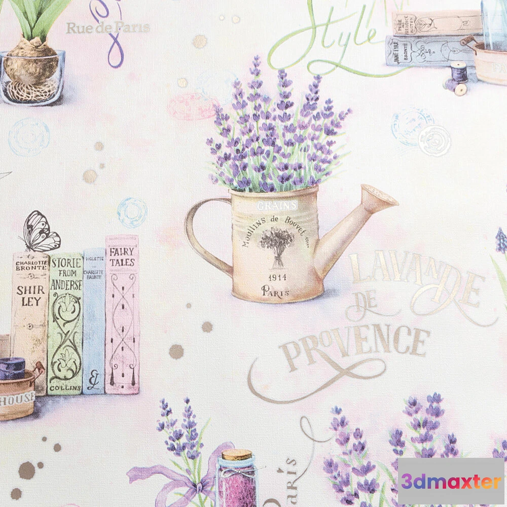 1680322 - PALITRA - Wallpaper Lavande 3D Max