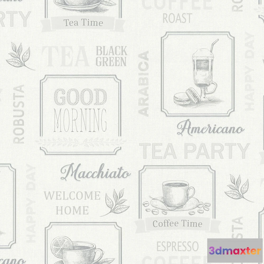 1680466 - PALITRA - Wallpaper Barista 3D Max