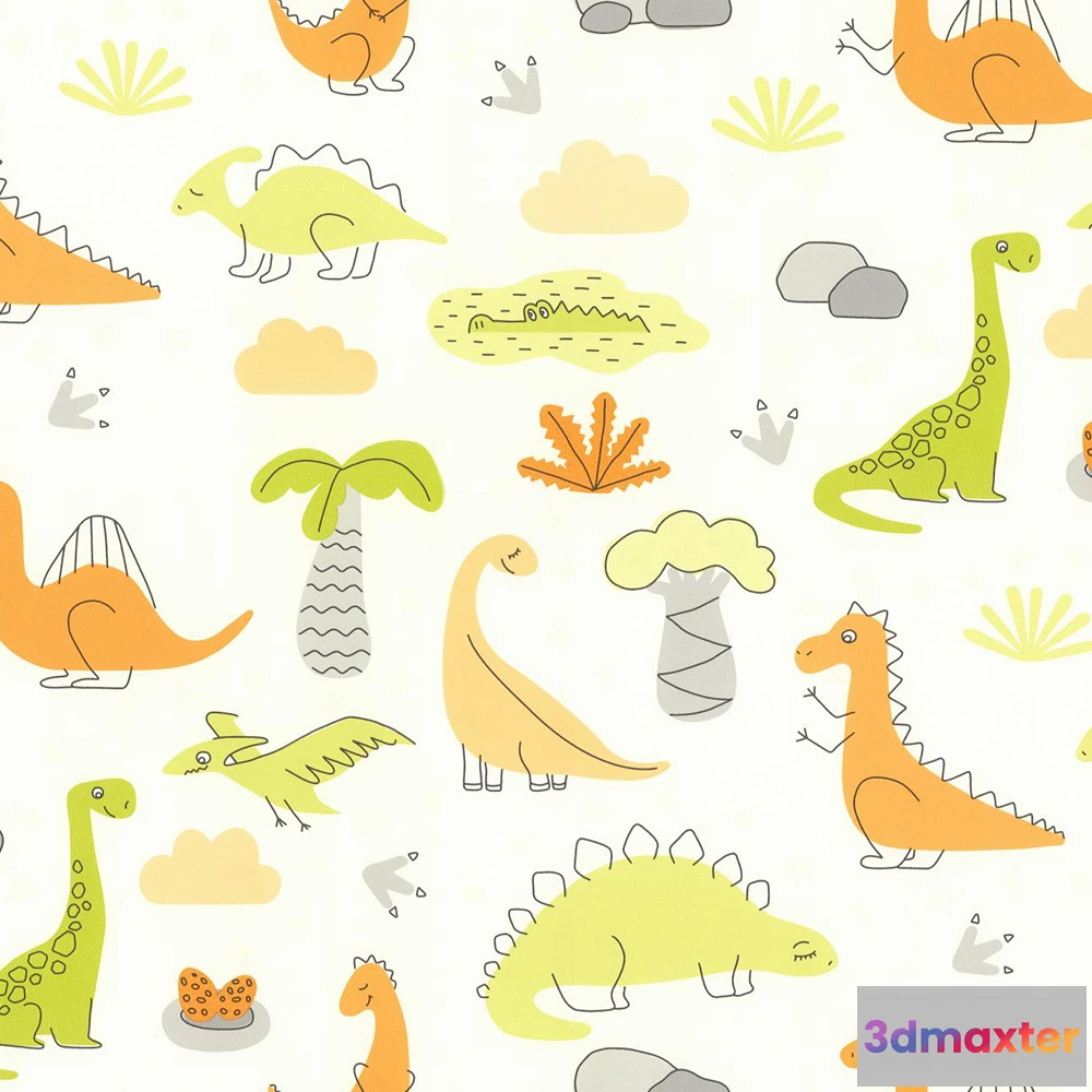 1680474 - PALITRA - Wallpaper Dinozavriki 3D Max