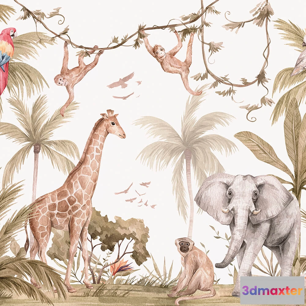 1680522 - Perspektiva - Wallpaper Tropical Stories 3D Max