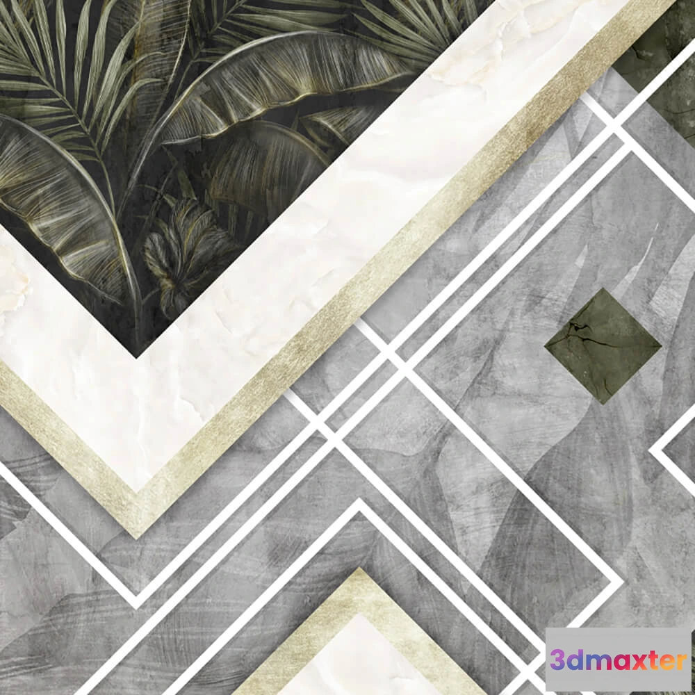 1680532 - Perspektiva - Wallpaper Tropical geometry 3D Max