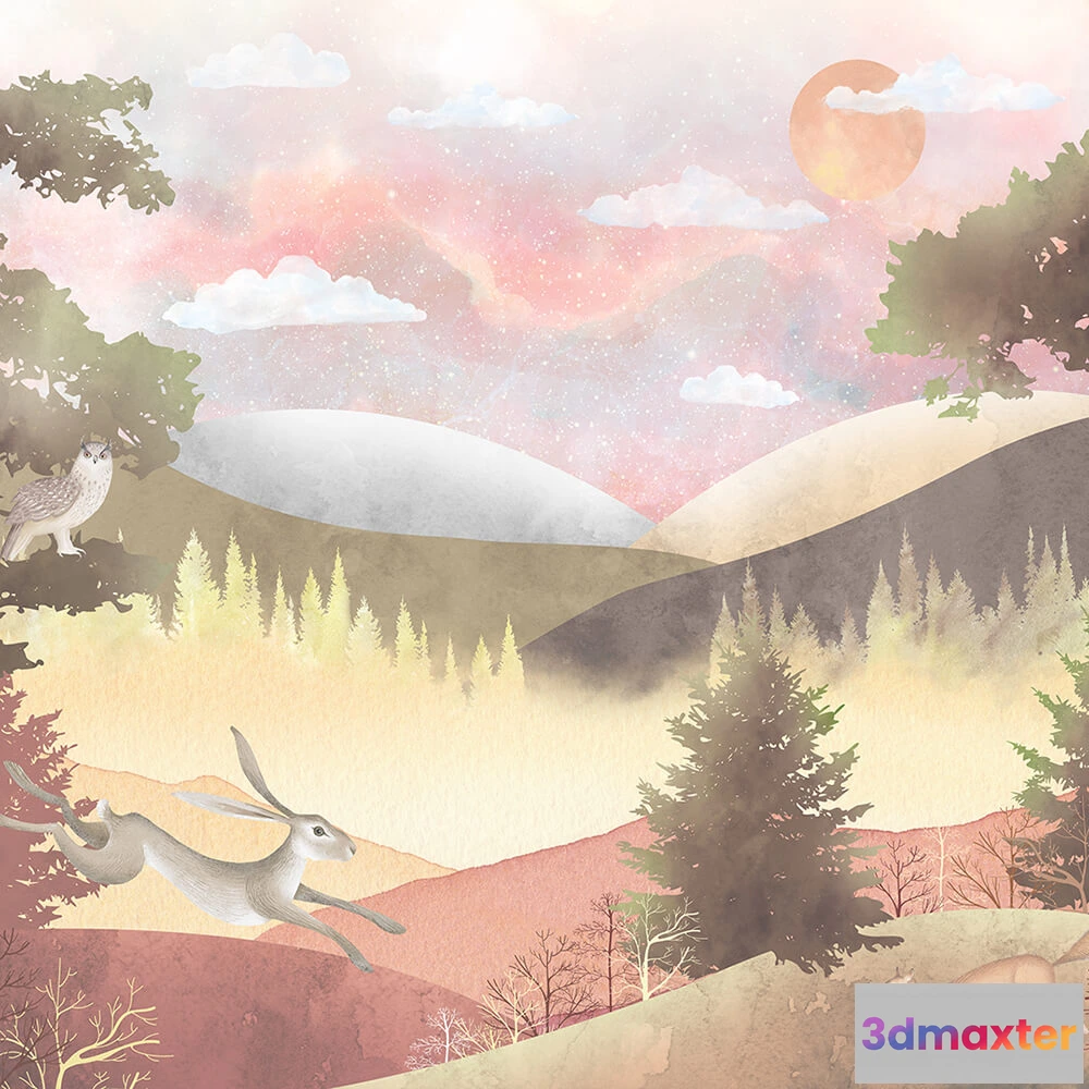 1680544 - Perspektiva - Wallpaper Forest Stories 3D Max