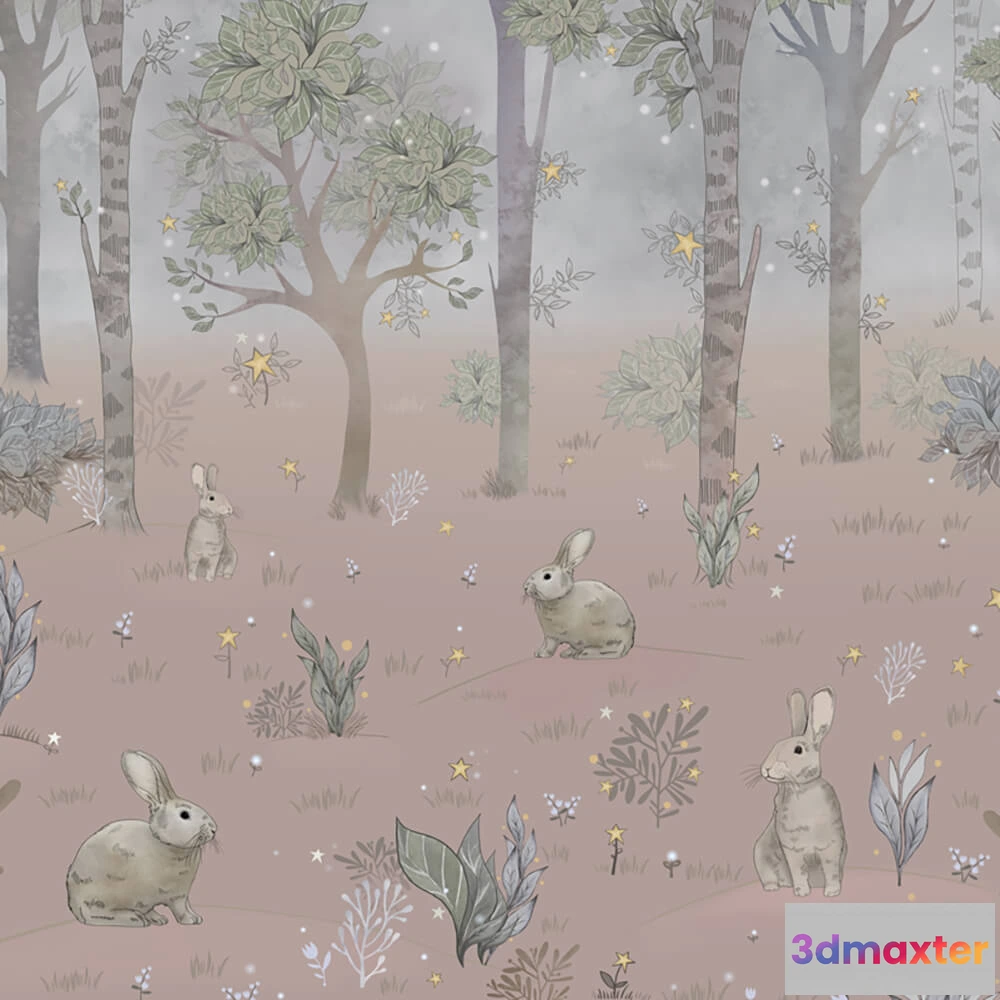 1680546 - Perspektiva - Wallpaper Walking through the forest 3D Max