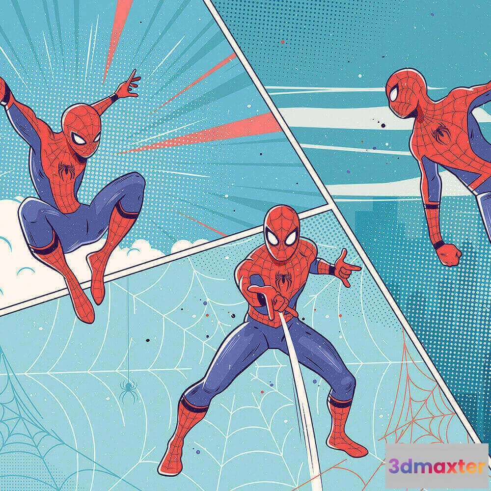 1680574 - Perspektiva - Spiderman 3D Max