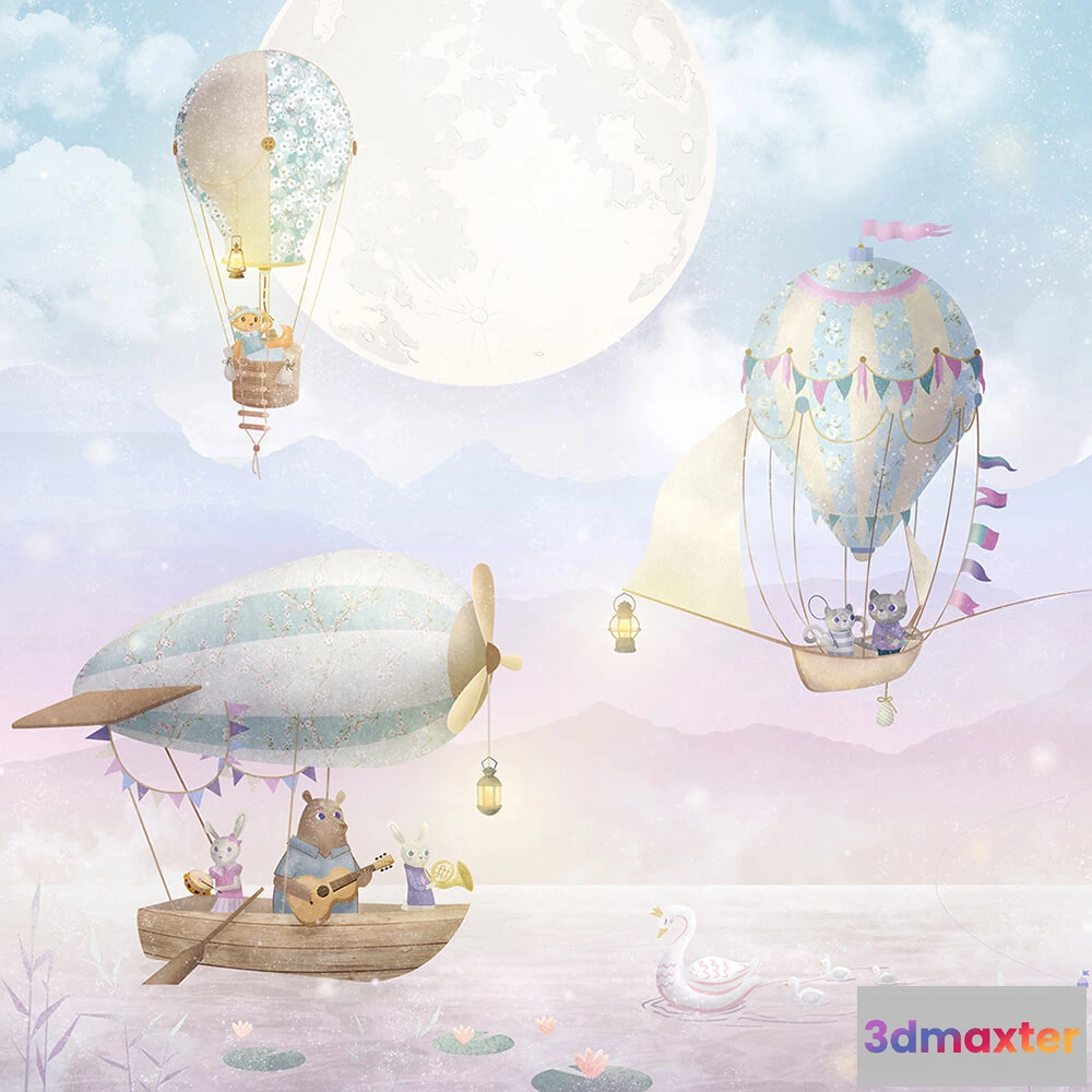 1680582 - Perspektiva - Lake party 3D Max