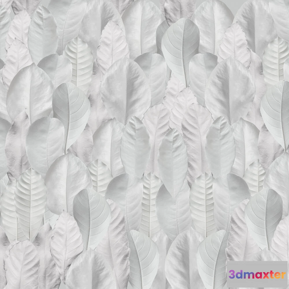 1680810 - Rimura - Wallpaper White leaf 3D Max