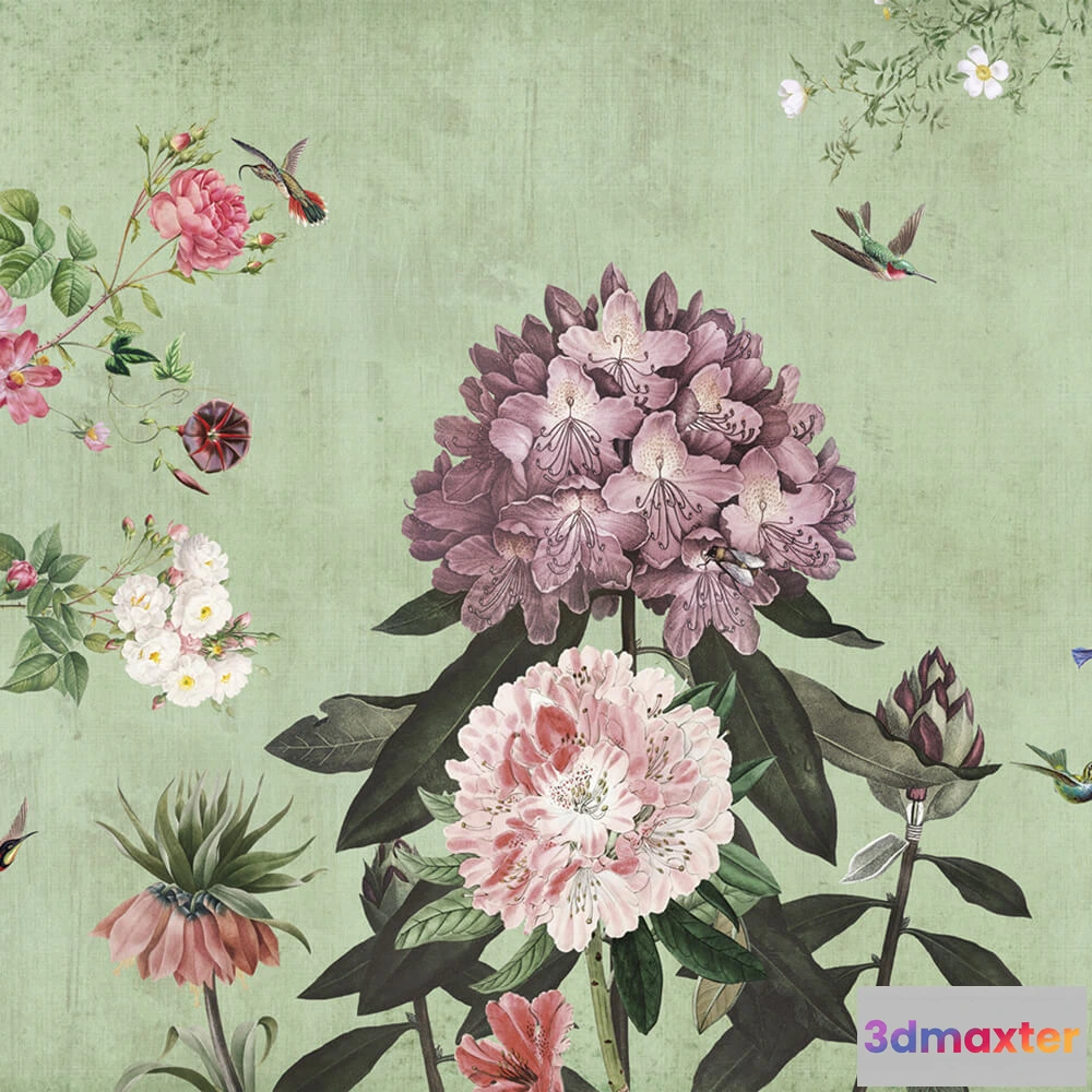 1681404 - Rimura - Wallpaper Blumen 3D Max