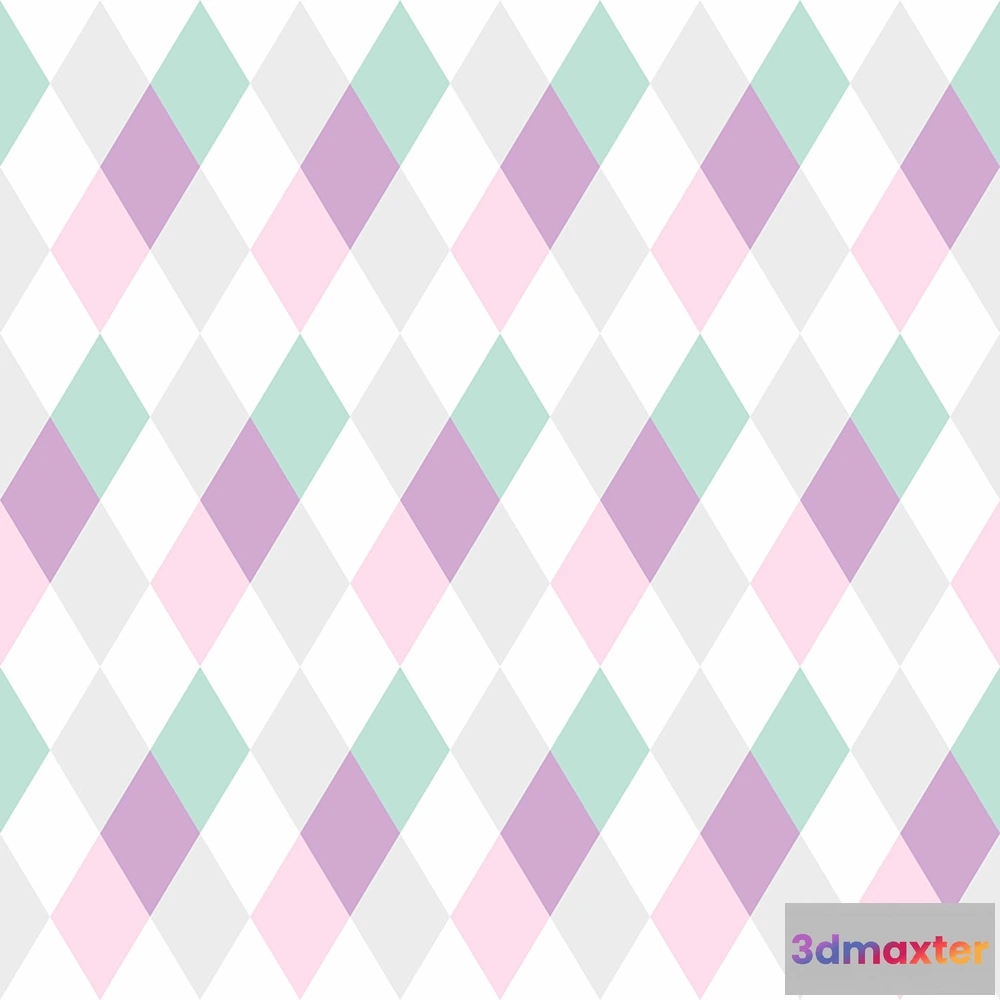 1681500 - ROCK AND WALL - Wallpaper Rhombuses caramel 3D Max