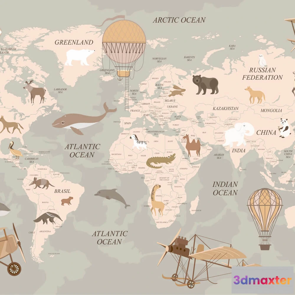 1681506 - ROCK AND WALL - Wallpaper Retro map 3D Max