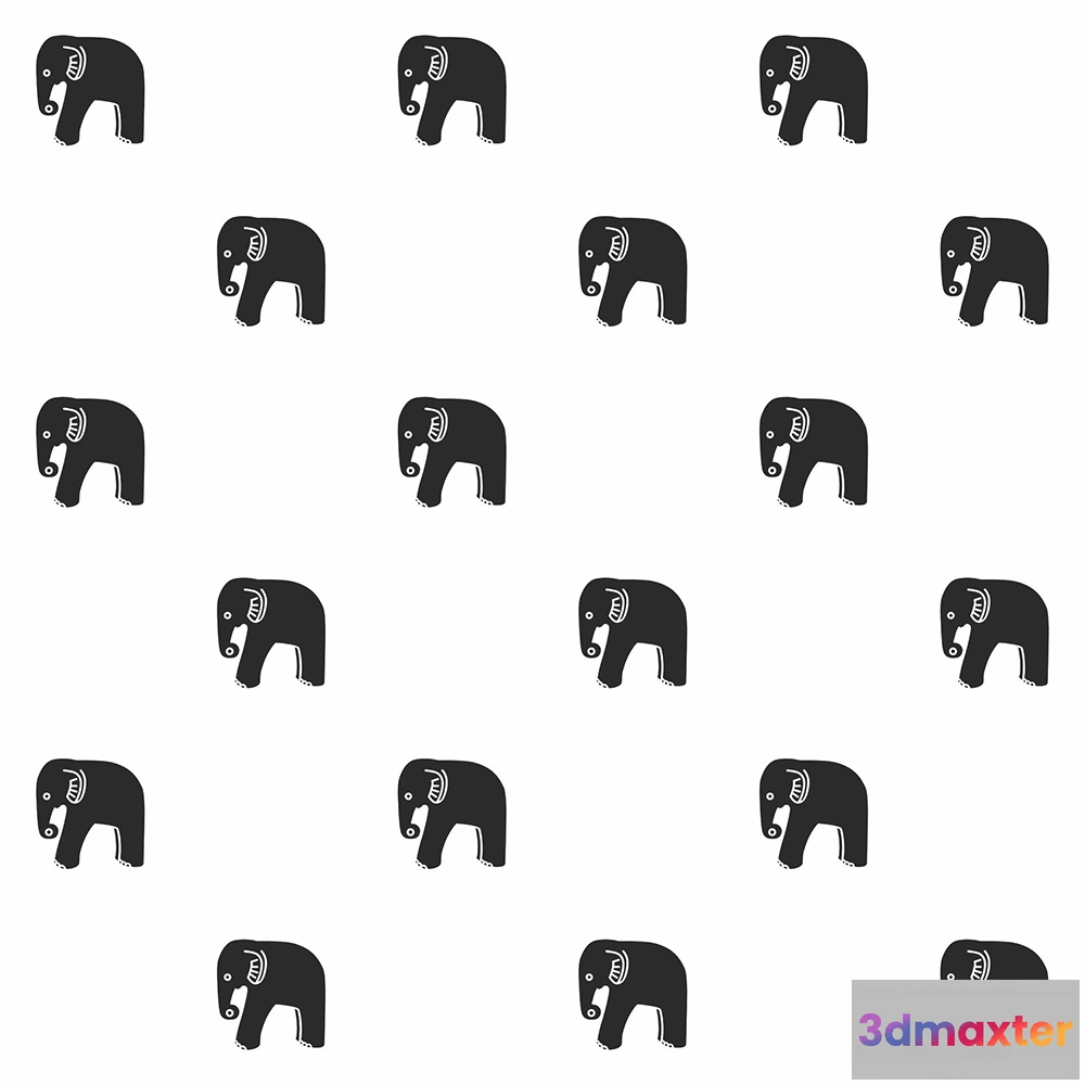 1681520 - ROCK AND WALL - Wallpaper Elephants 3D Max
