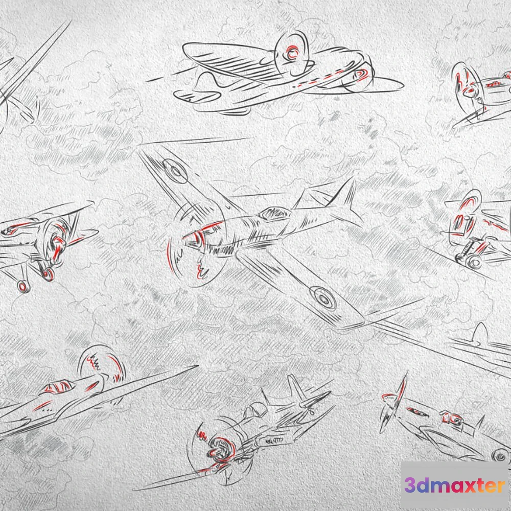 1681524 - ROCK AND WALL - Wallpaper Airplanes 3D Max