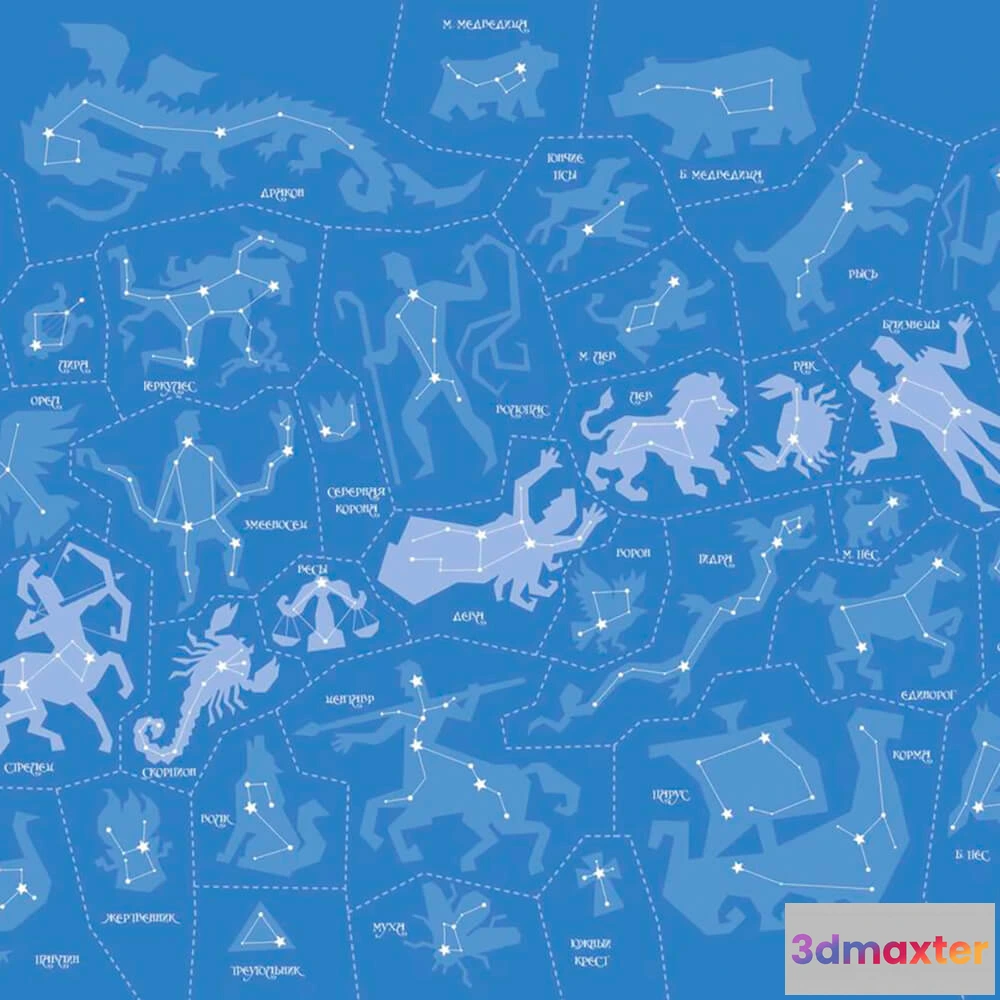 1681658 - ROCK AND WALL - Wallpaper Constellation map 3D Max