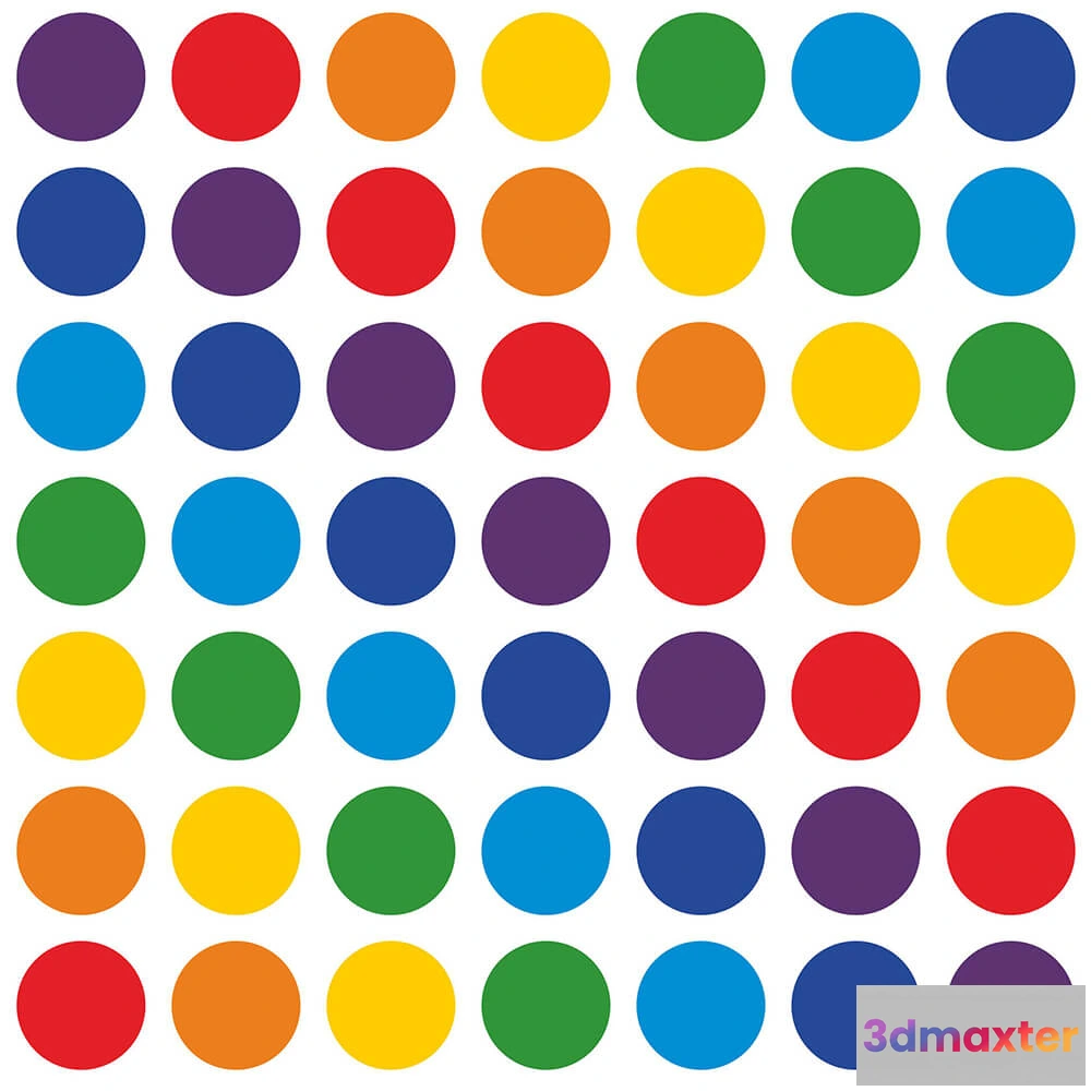 1681660 - ROCK AND WALL - Wallpaper Color circles 3D Max