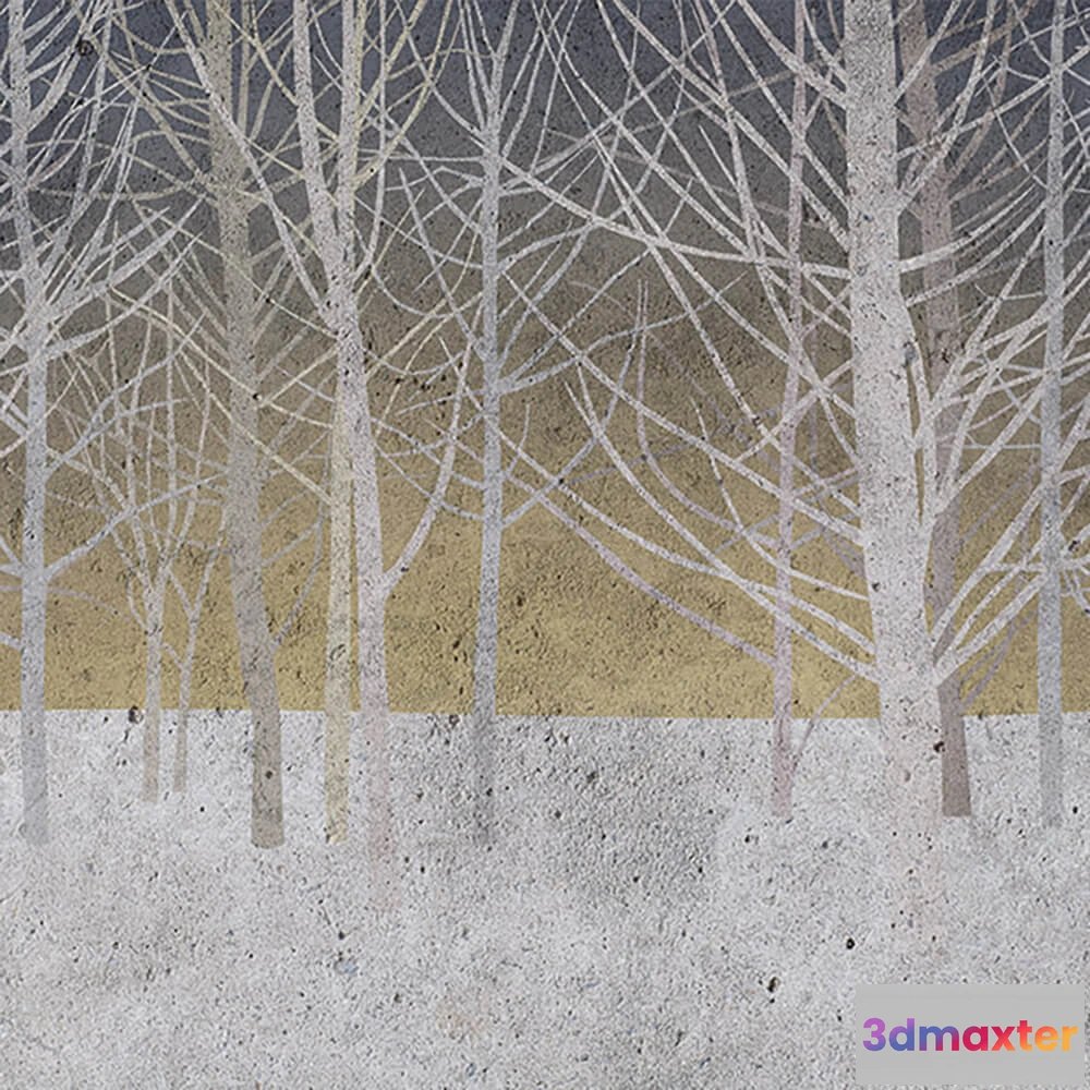 1681714 - ROCK AND WALL - Wallpaper Viennese woods 3D Max