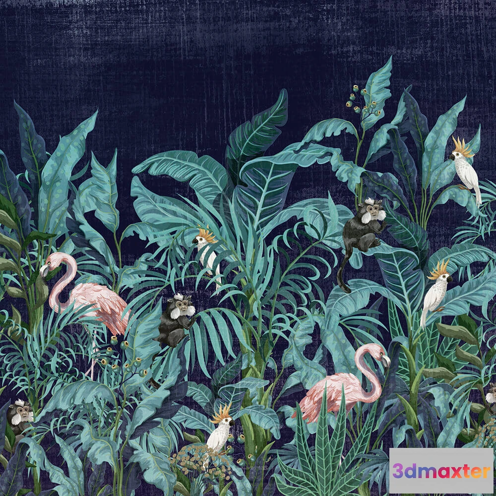 1681868 - Spaghetti Wall  - Wallpaper Hidden Fauna WPN 402 3D Max