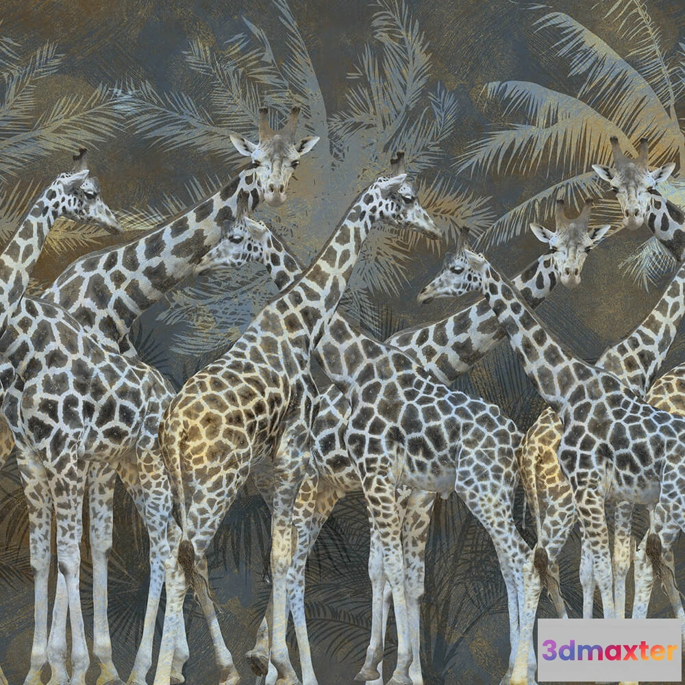 1681956 - Spaghetti Wall  - Wallpaper Savannah WPN 128 3D Max