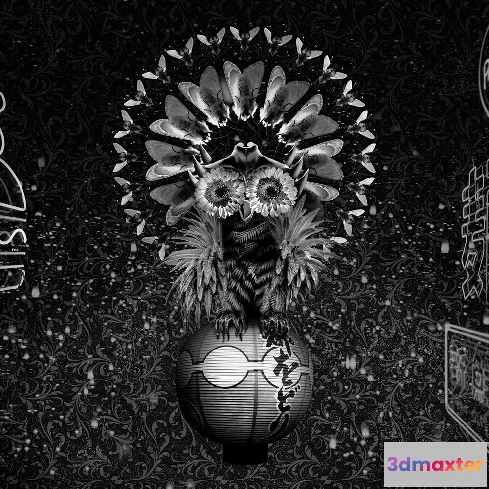 1681988 - Spaghetti Wall  - Wallpaper Bubo WPN 109 3D Max