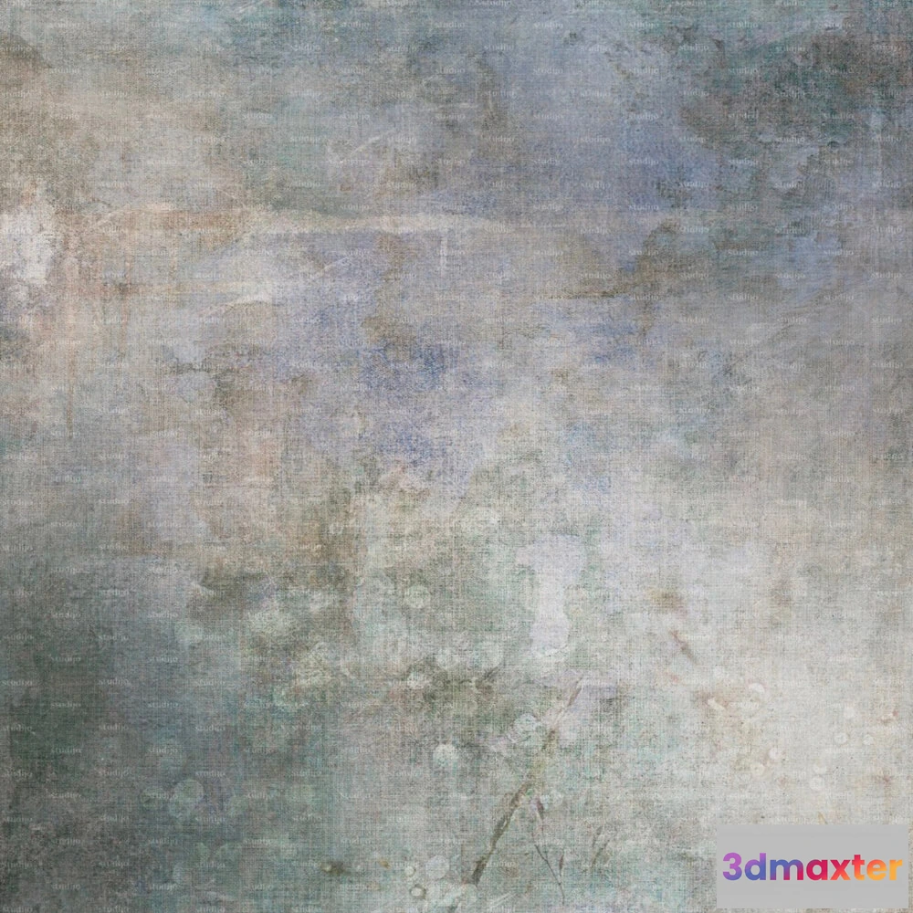 1682054 - Studijo Wallart - Wallpaper Blue and rusty 3D Max