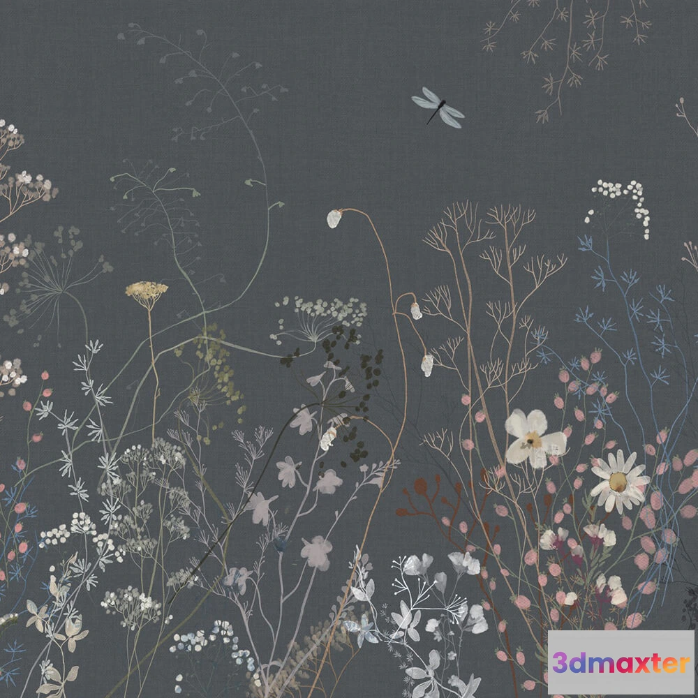 1682106 - Studijo Wallart - Wallpaper Flower fields 3D Max