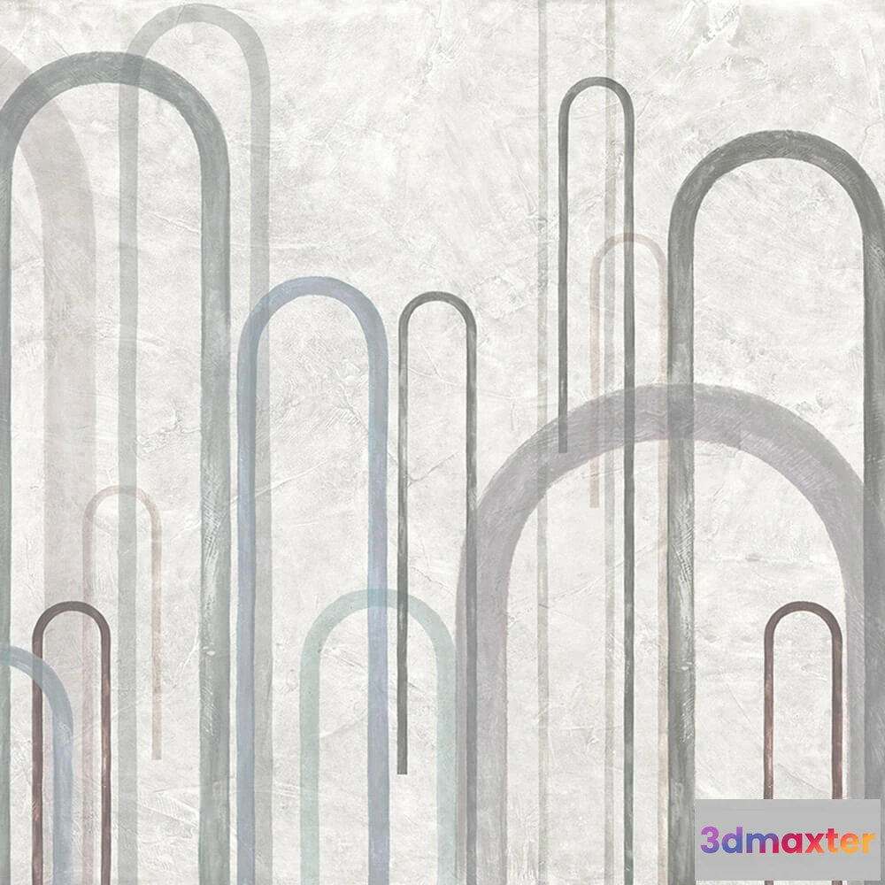 1682144 - Styl’editions - Wallpaper HILL 3D Max