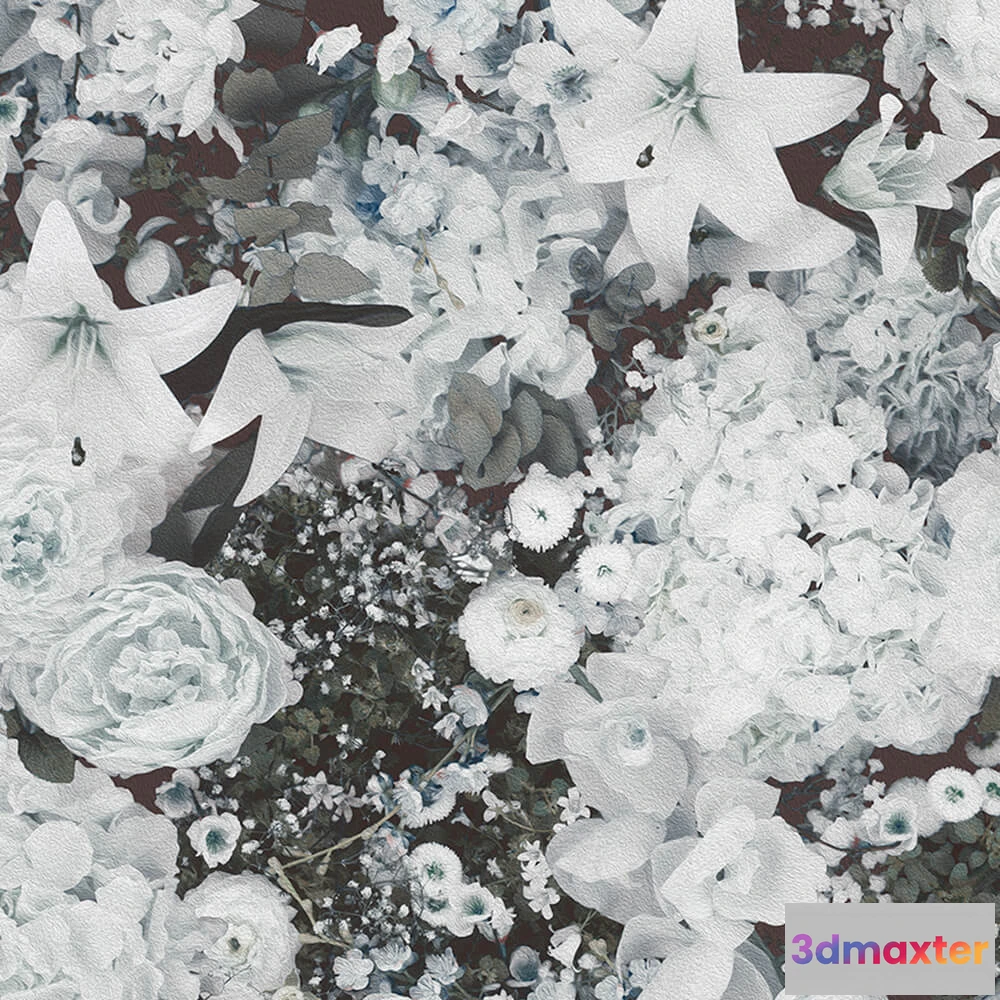 1682146 - Styl’editions - Wallpaper BOUQUET 3D Max