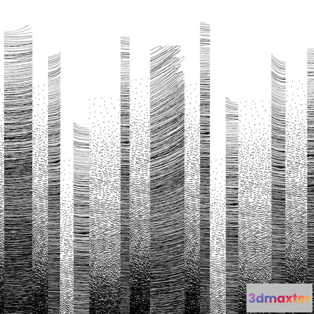 1682204 - Styl’editions - Wallpaper Intersezioni 3D Max