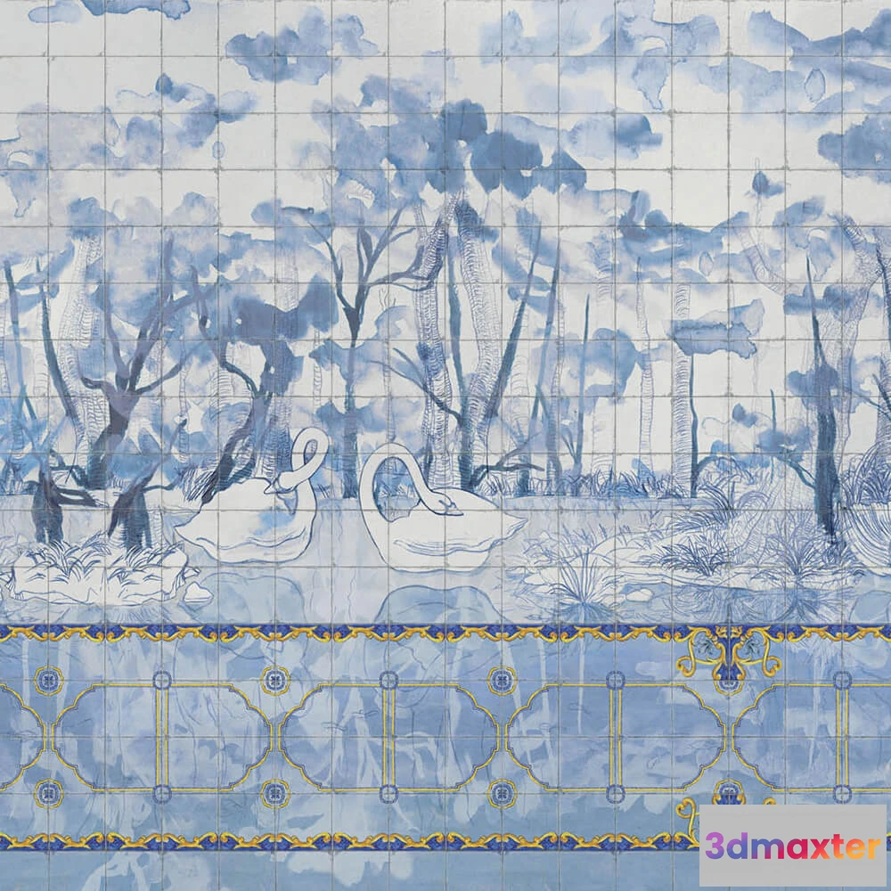 1682264 - Styl’editions - Wallpaper Vietri 3D Max