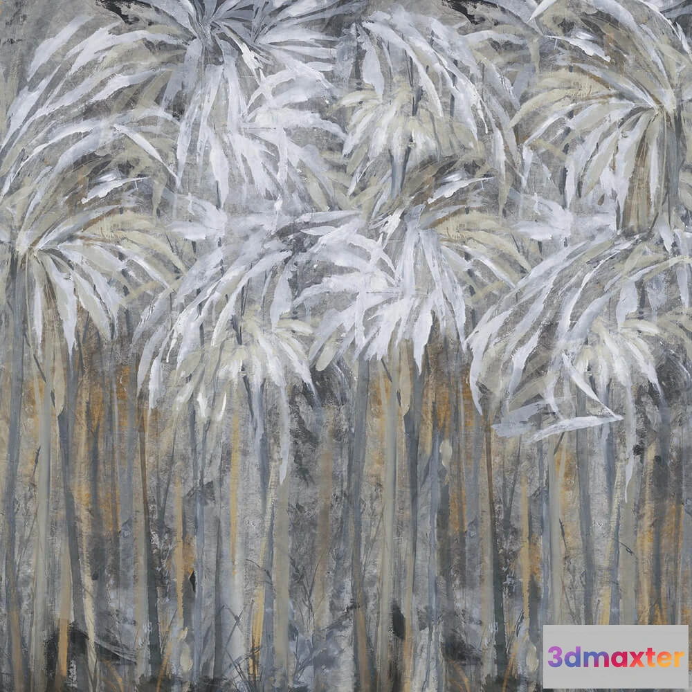 1682278 - Styl’editions - Wallpaper Palmeto 3D Max