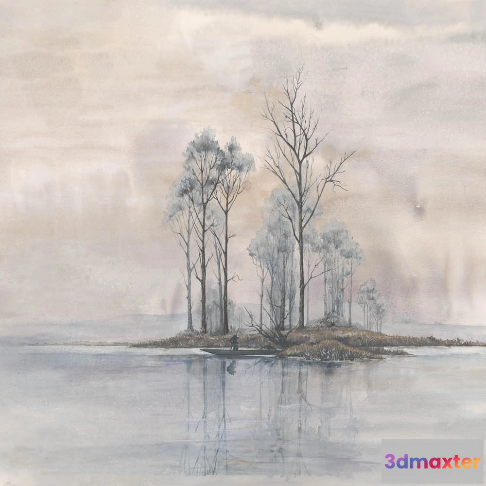 1682322 - Styl’editions - Wallpaper En Plein Air 3D Max