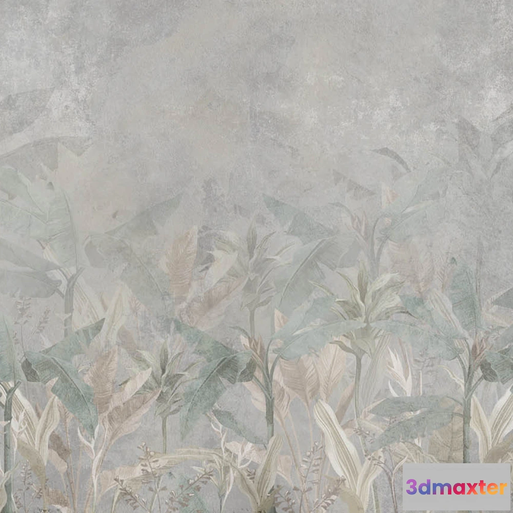 1682356 - Styl’editions - Wallpaper Flora 3D Max