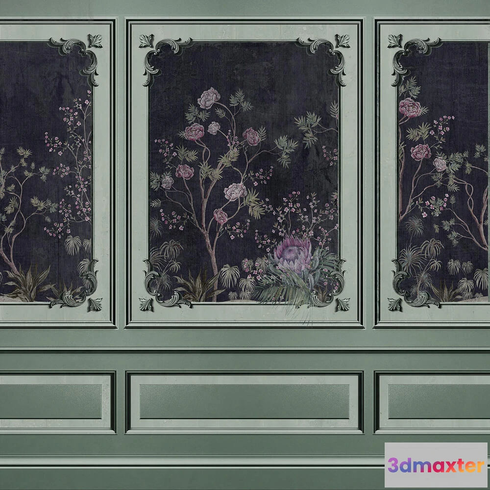 1682362 - Styl’editions - Wallpaper Boiserie 3D Max