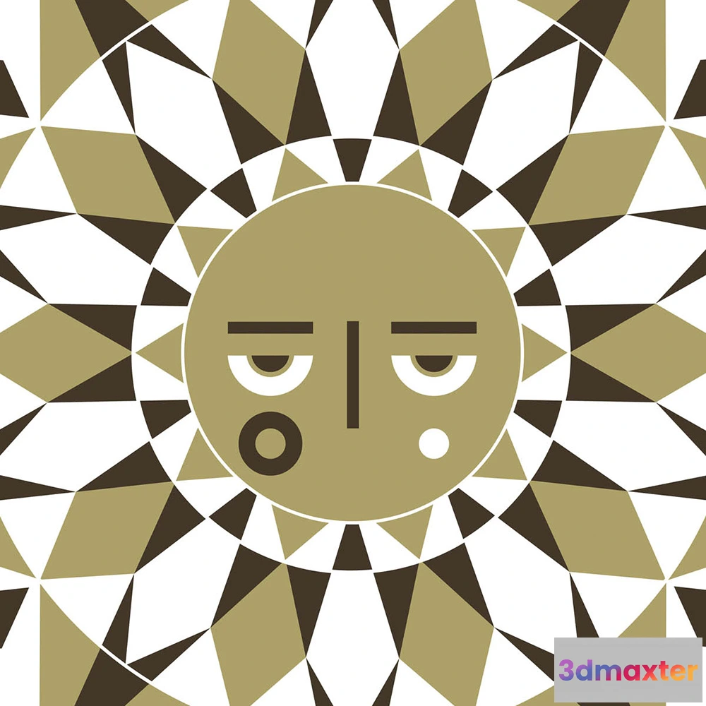 1682374 - Styl’editions - Wallpaper Sole 3D Max