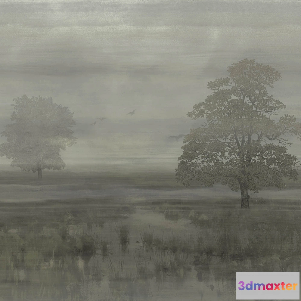 1682380 - Styl’editions - Wallpaper Bruma 3D Max