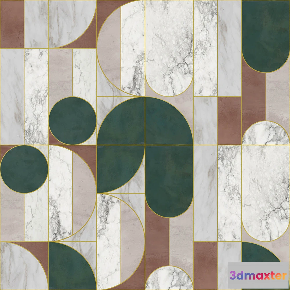 1682402 - Styl’editions - Wallpaper Art Deco 3D Max