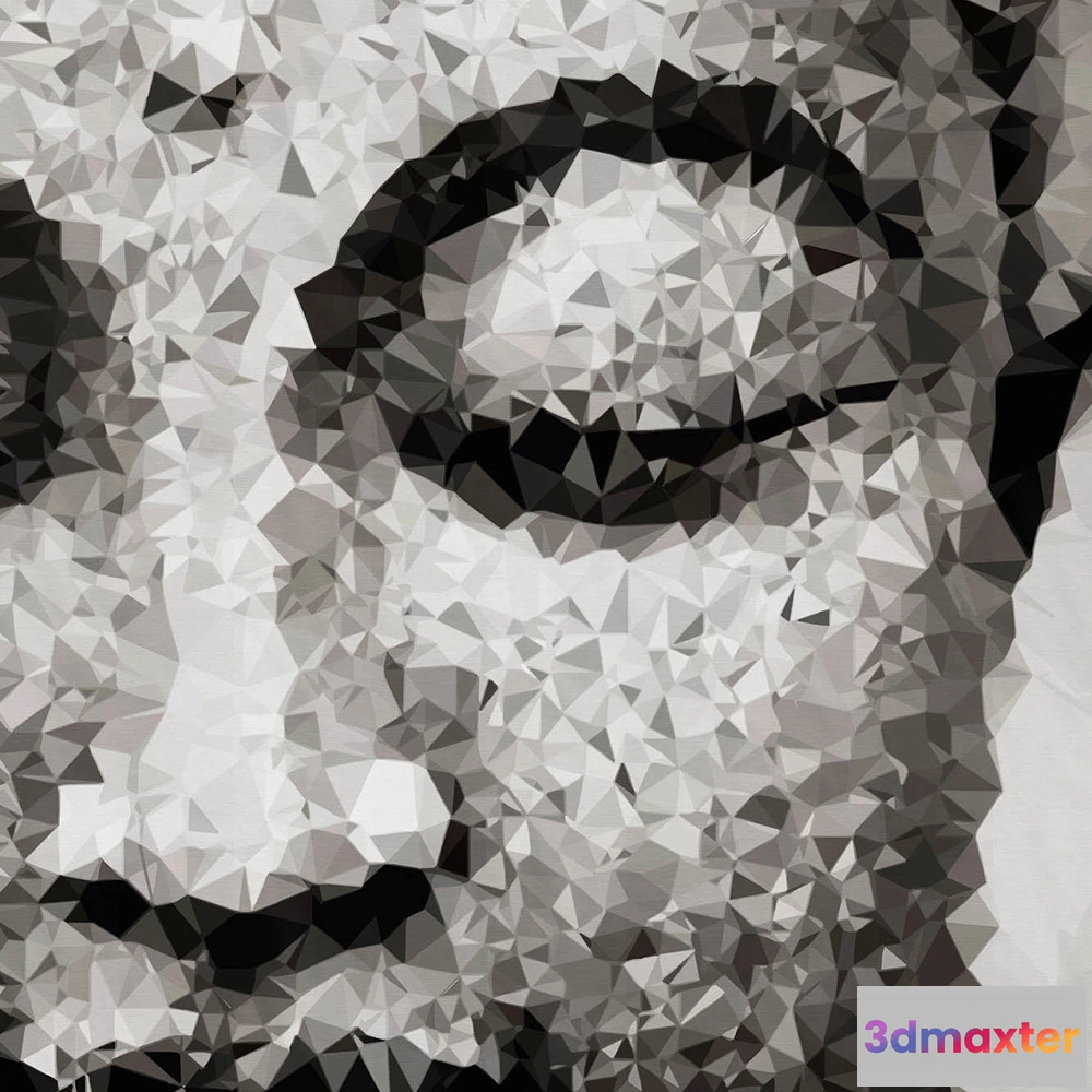 1682450 - Styl’editions - Wallpaper Costruttiva Meditativo 3D Max