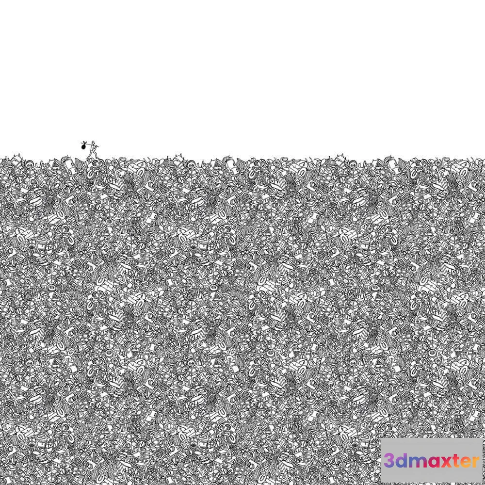 1682458 - Styl’editions - Wallpaper Il Viaggiatore 3D Max