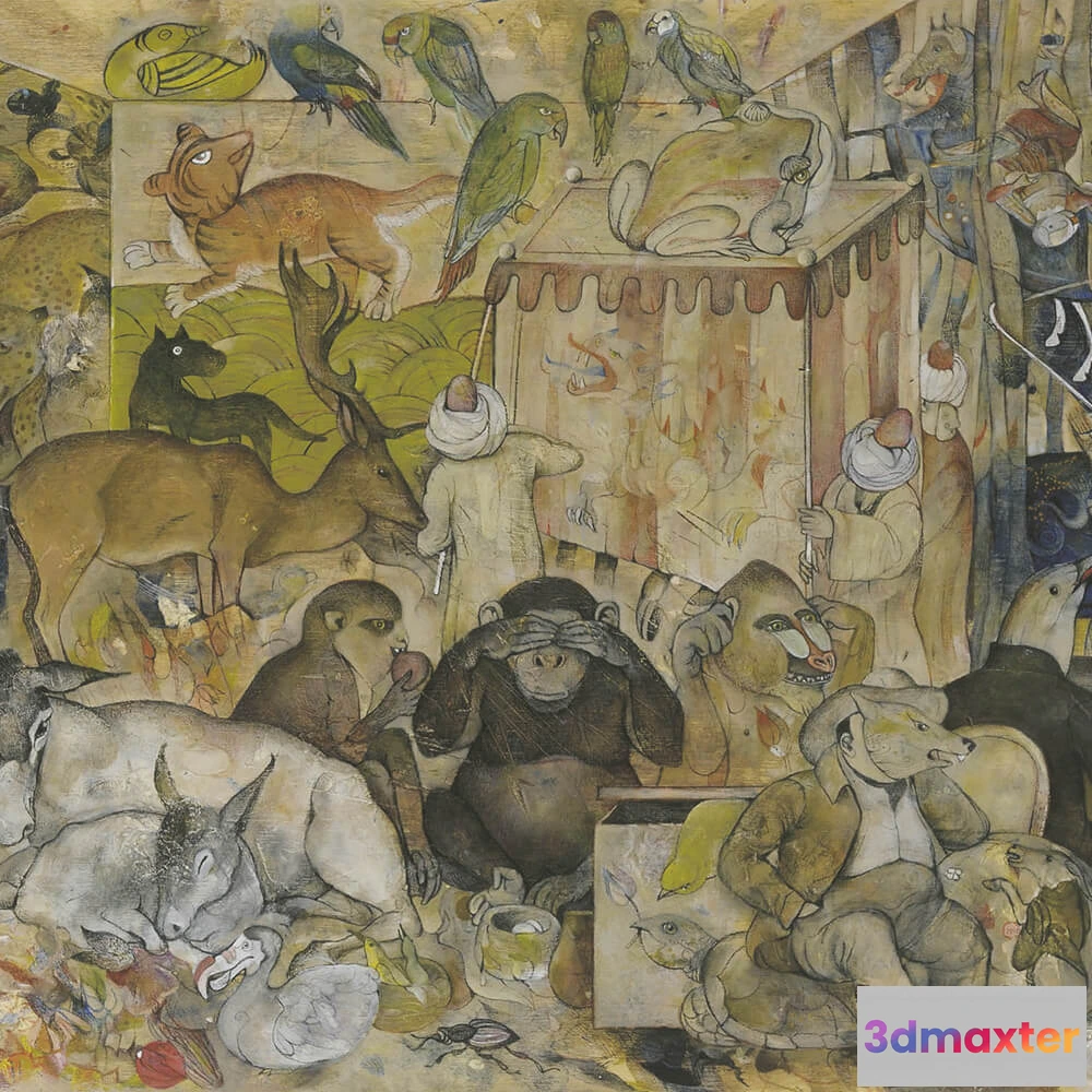 1682474 - Styl’editions - Wallpaper Giardino di Sancio 3D Max