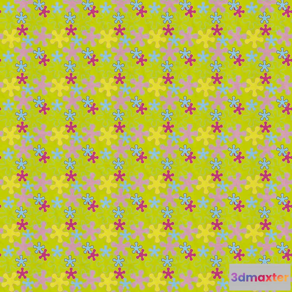 1682476 - Styl’editions - Wallpaper Flowers 3D Max