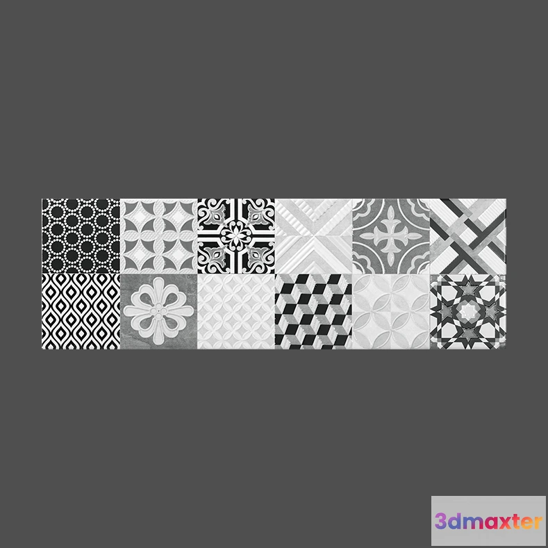 1682654 - Tau Ceramica - Sun Wall Bellaria Mono 3D Max