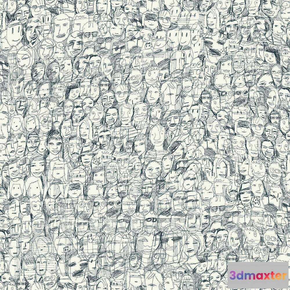 1682890 - Tres Tintas  - Wallpaper Mil Caras 1995-5 3D Max