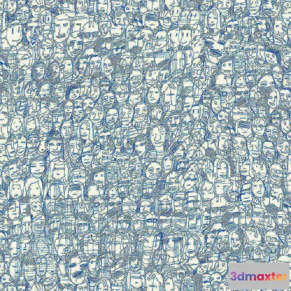 1682902 - Tres Tintas  - Wallpaper Mil Caras 1995-1 3D Max