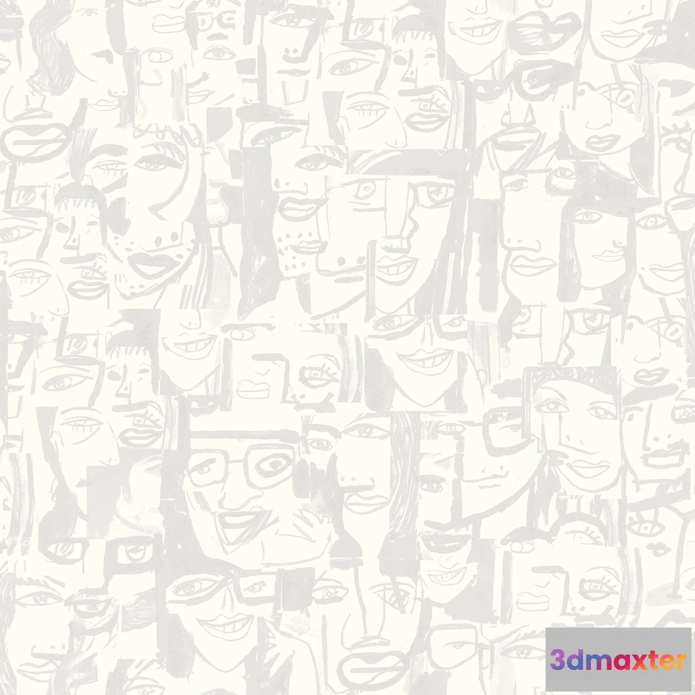 1682916 - Tres Tintas  - Wallpaper Caras Tres 1994-5 3D Max