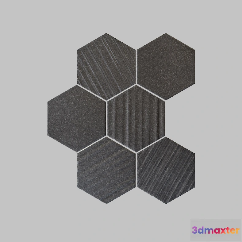 1683170 - Tubadzin - MS Horizon Hex Black 3D Max