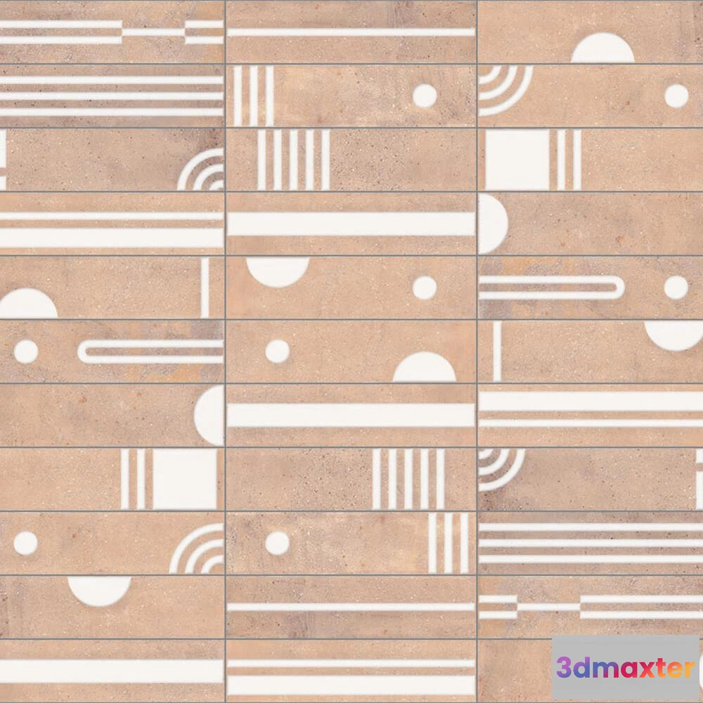 1683712 - VIVES - Wall Tiles Nerja ABC 3D Max