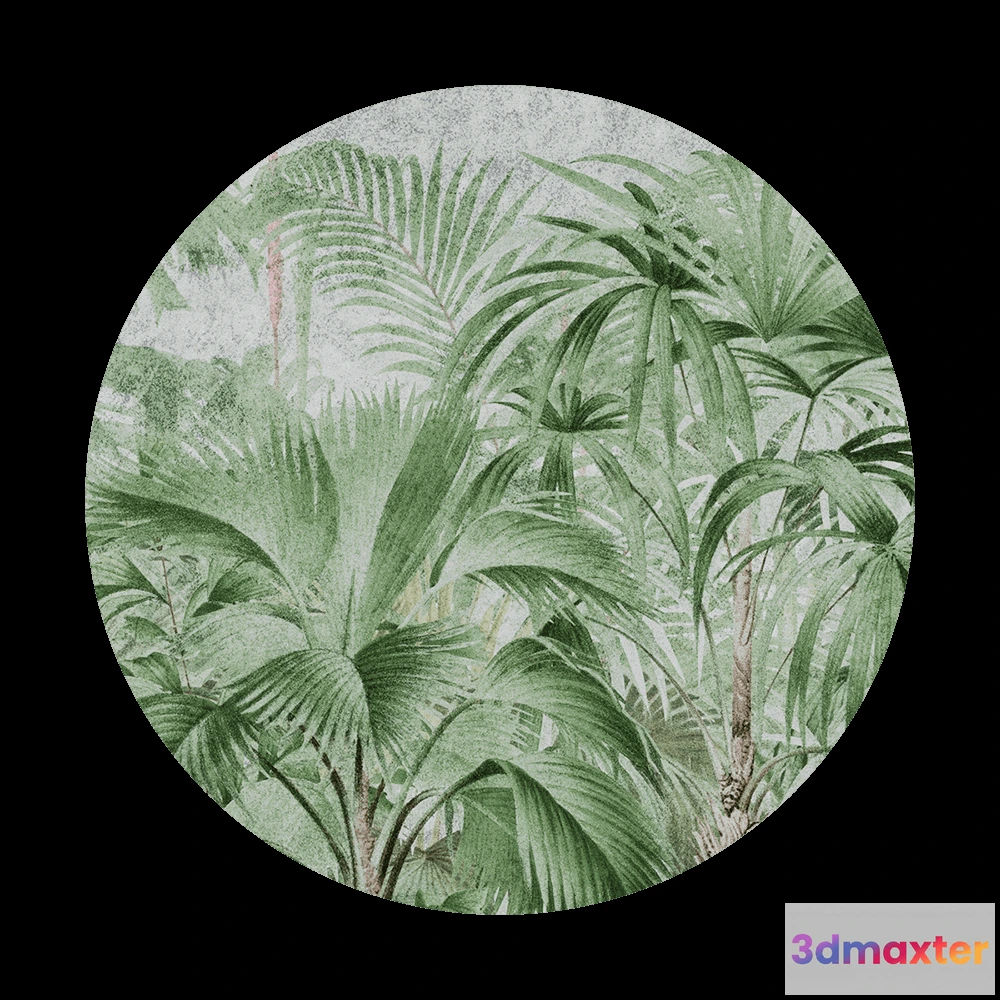 1683746 - Wall Art - Wallpaper Sagitta round 3D Max