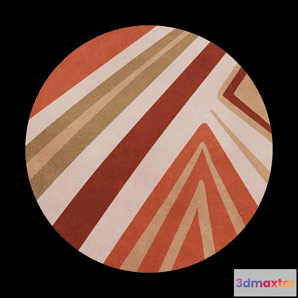 1683754 - Wall Art - Wallpaper Supein round 3D Max