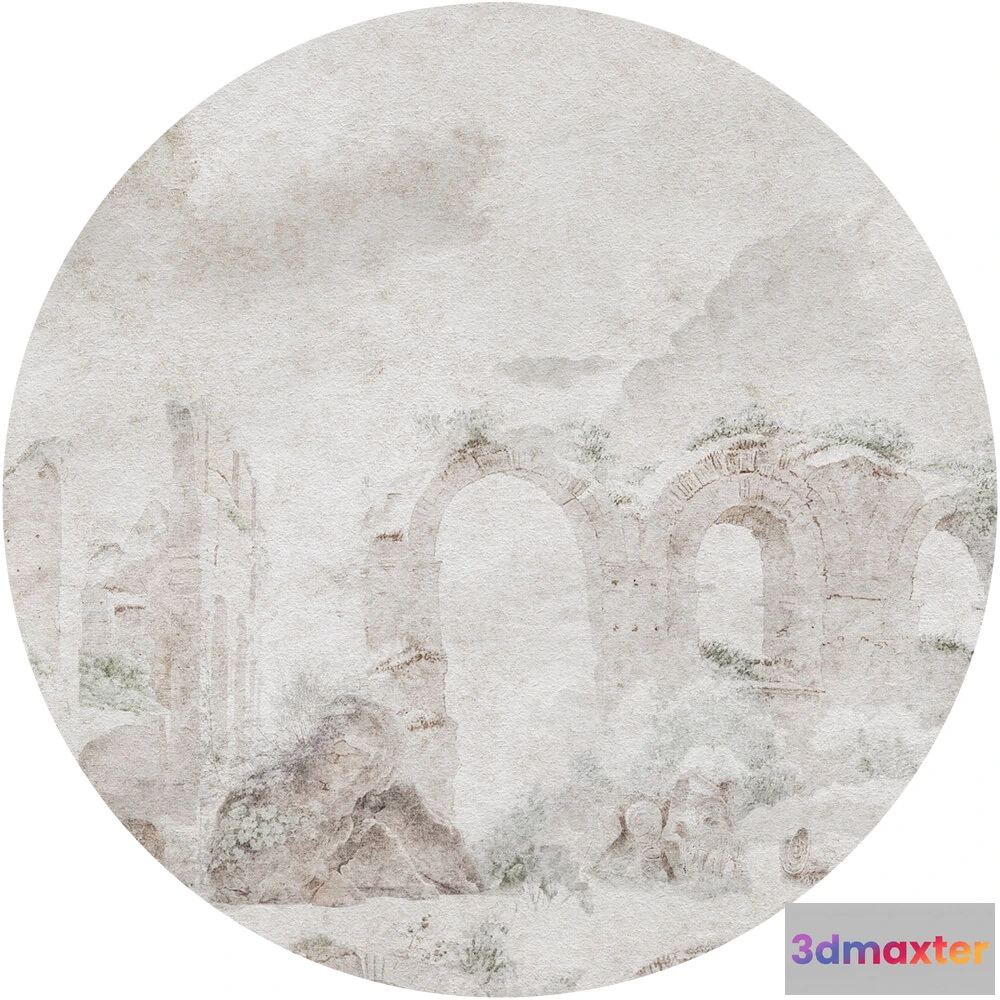 1683834 - Wall Art - Wallpaper Memento round 3D Max
